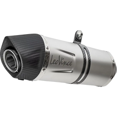 LEOVINCE LV One Evo Slip-On Muffler - Stainless Steel 14383EU - E X Haust Group