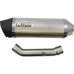 LEOVINCE LV One EVO Slip-On Muffler - Stainless Steel 14393EU - E X Haust Group