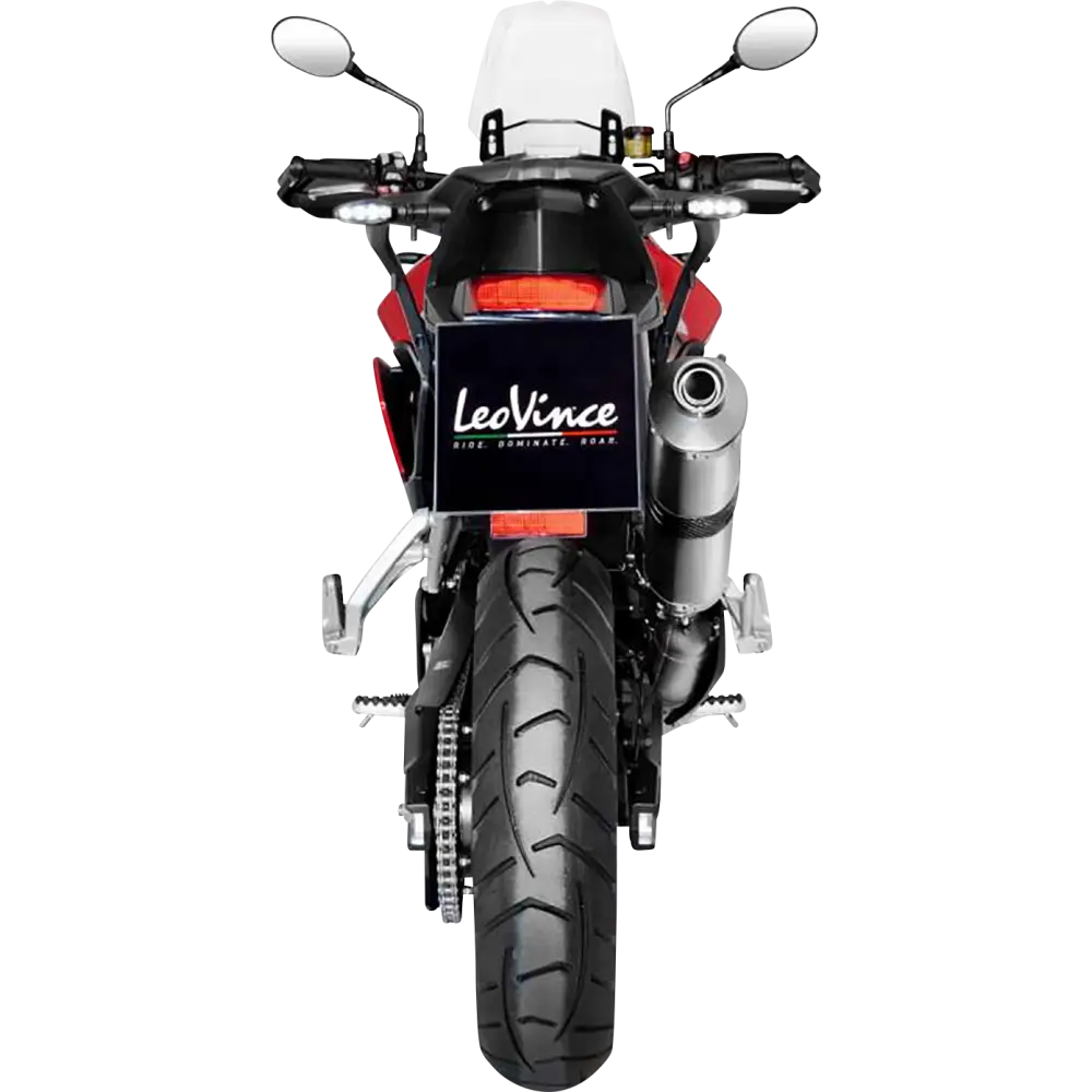 LEOVINCE LV One EVO Slip-On Muffler - Stainless Steel - Tiger 900 14352EU - E X Haust Group