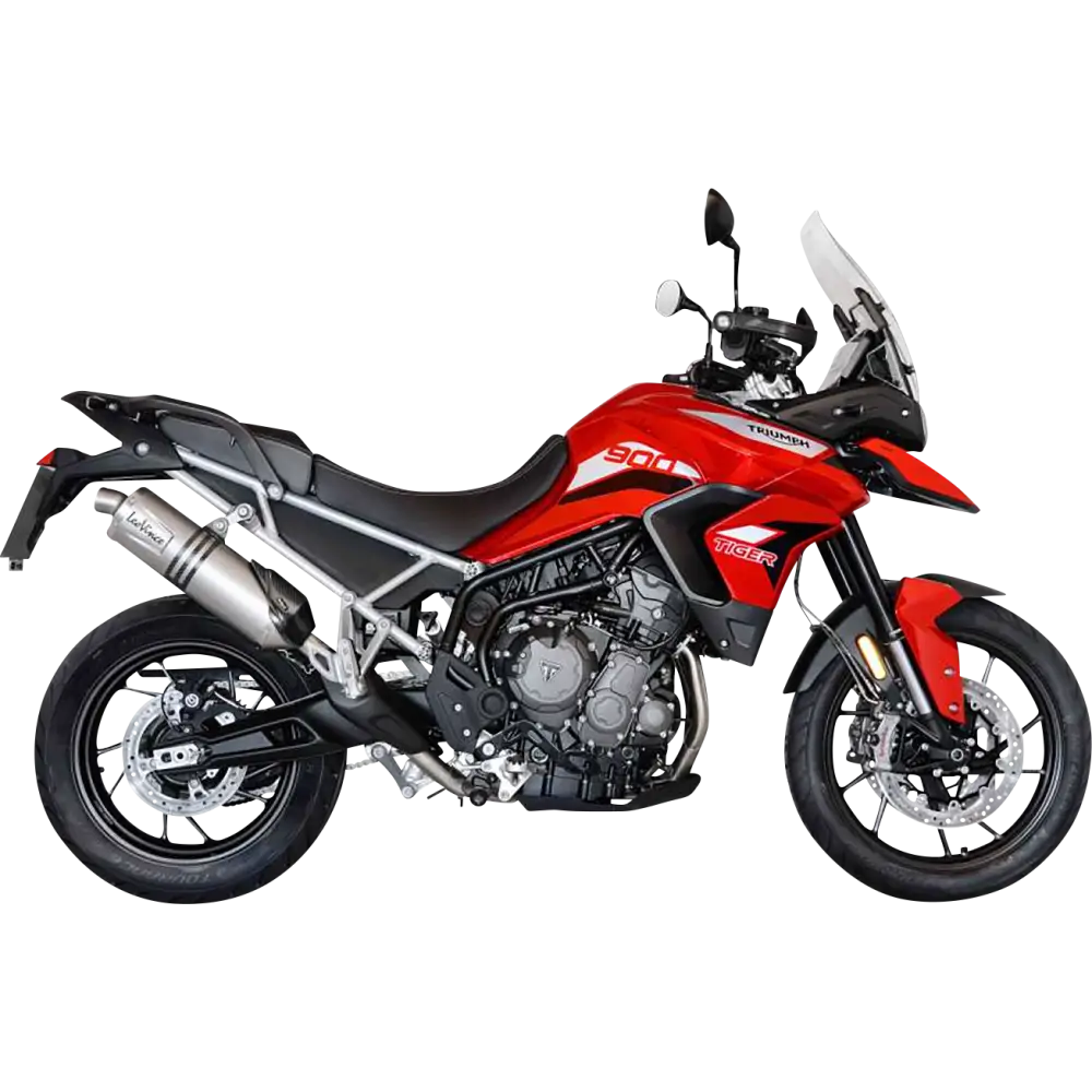 LEOVINCE LV One EVO Slip-On Muffler - Stainless Steel - Tiger 900 14352EU - E X Haust Group