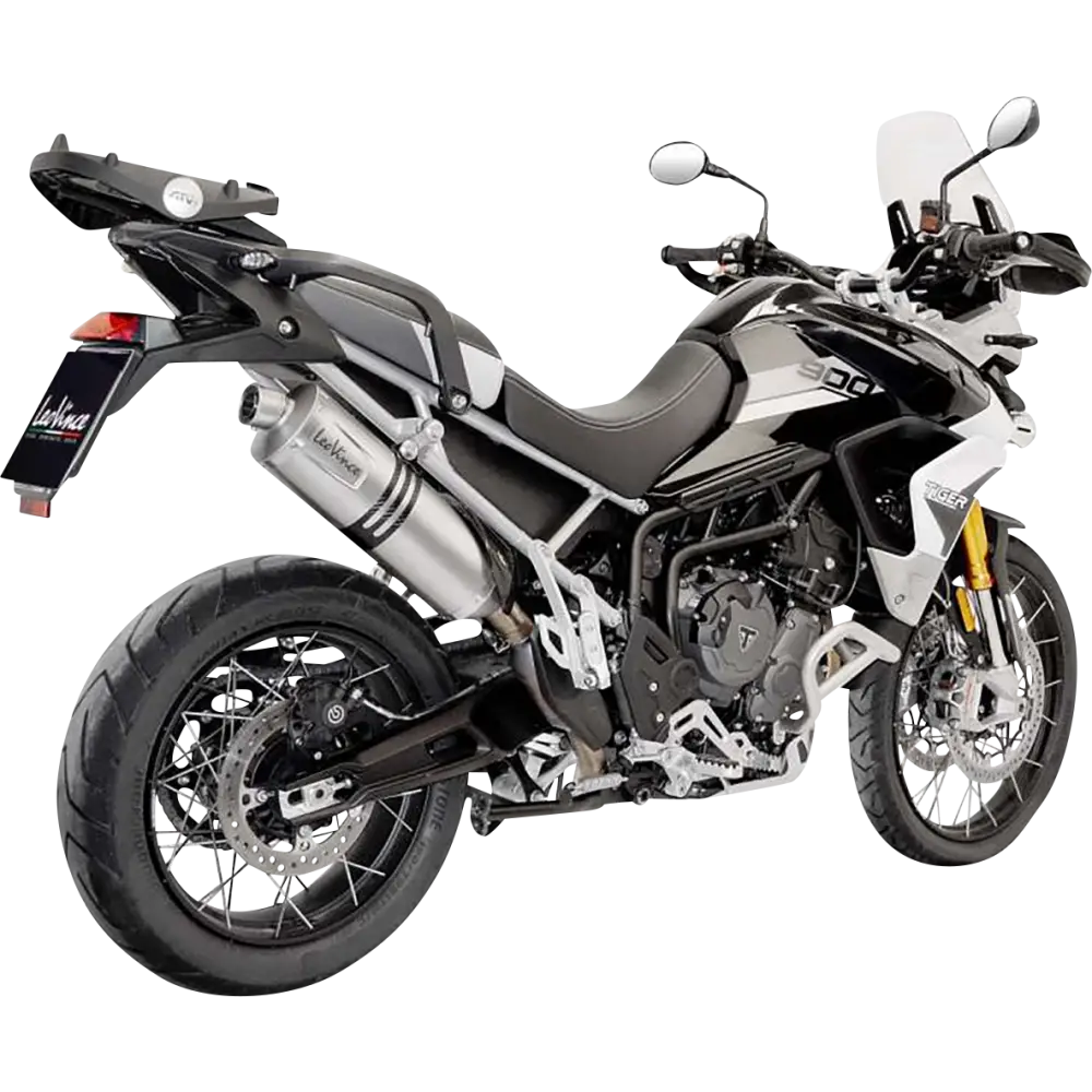 LEOVINCE LV One EVO Slip-On Muffler - Stainless Steel - Tiger 900 14352EU - E X Haust Group