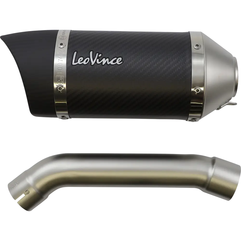 LEOVINCE LV Pro Slip-On Muffler - Carbon Fiber 14396EU - E X Haust Group