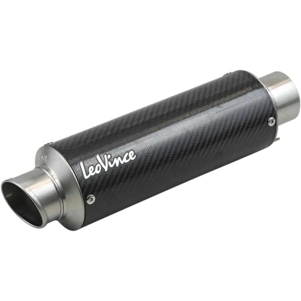 LEOVINCE Muffler - Carbon Fiber - GP Corsa 303457473R - E X Haust Group