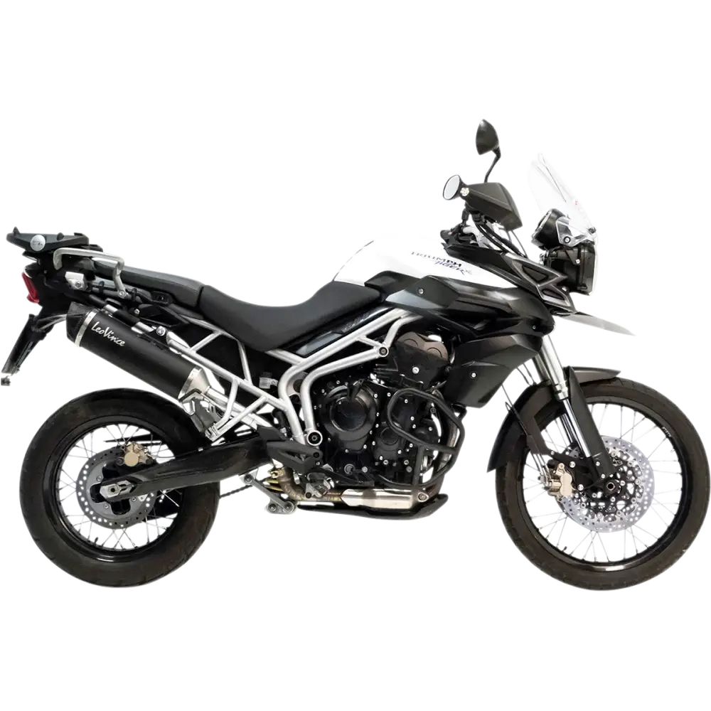 LEOVINCE Nero Muffler - Tiger 800 14006U - E X Haust Group