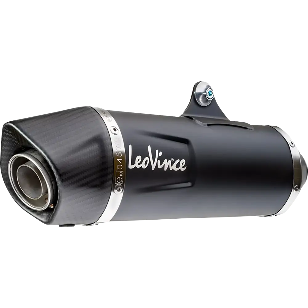 LEOVINCE Nero Slip-On Muffler - Black 14057U - E X Haust Group