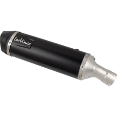 LEOVINCE Slip-On Muffler - Black Stainless Steel 14449EBU