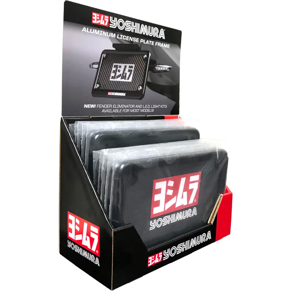 License Plate Frame Black 10/Pk Pop