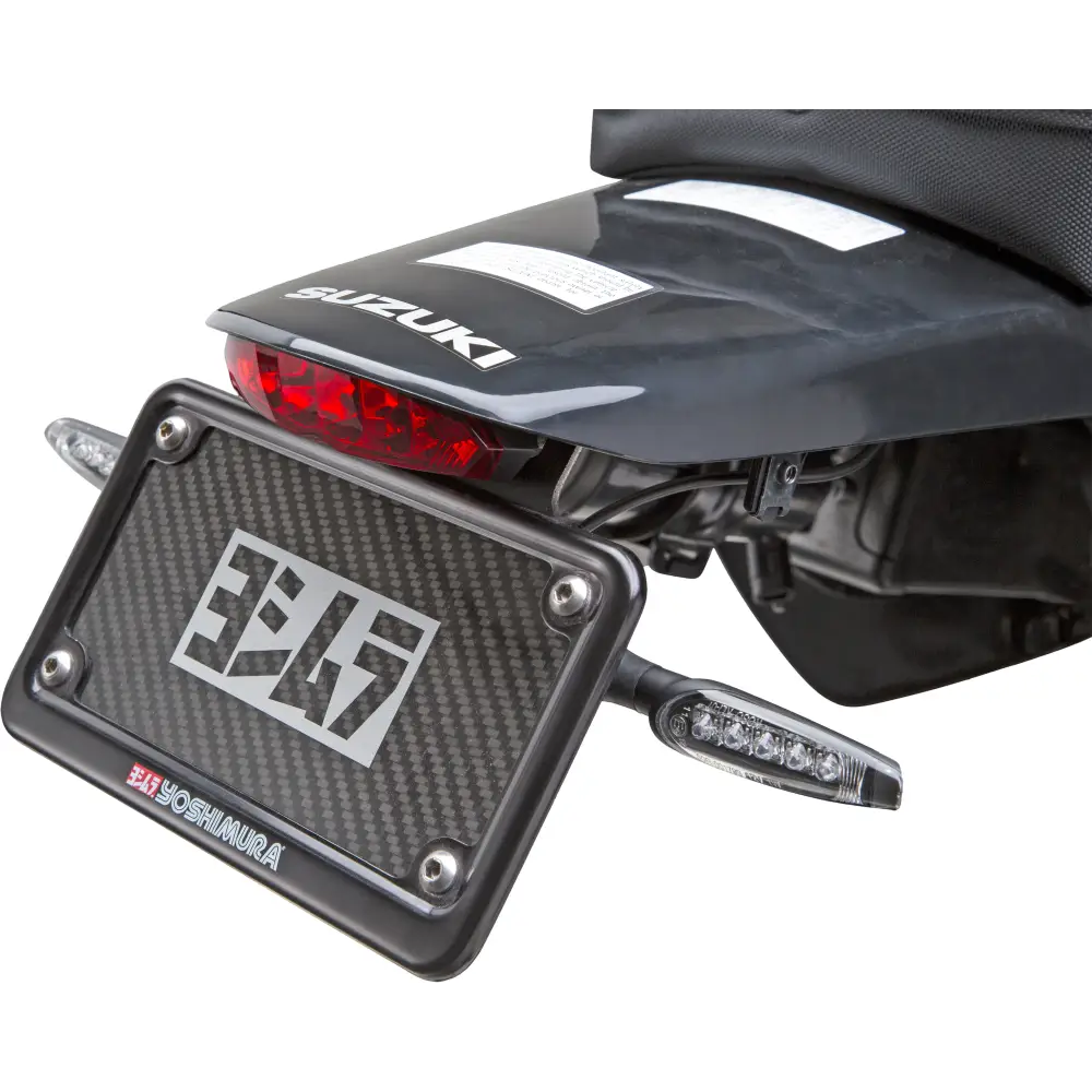 License Plate Frame Black Single