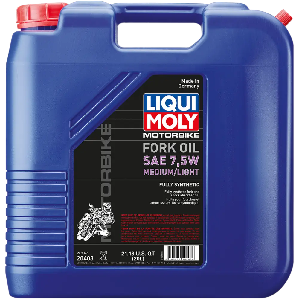 LIQUI MOLY Lite/Medium Fork Oil 7.5wt - 20L 20403
