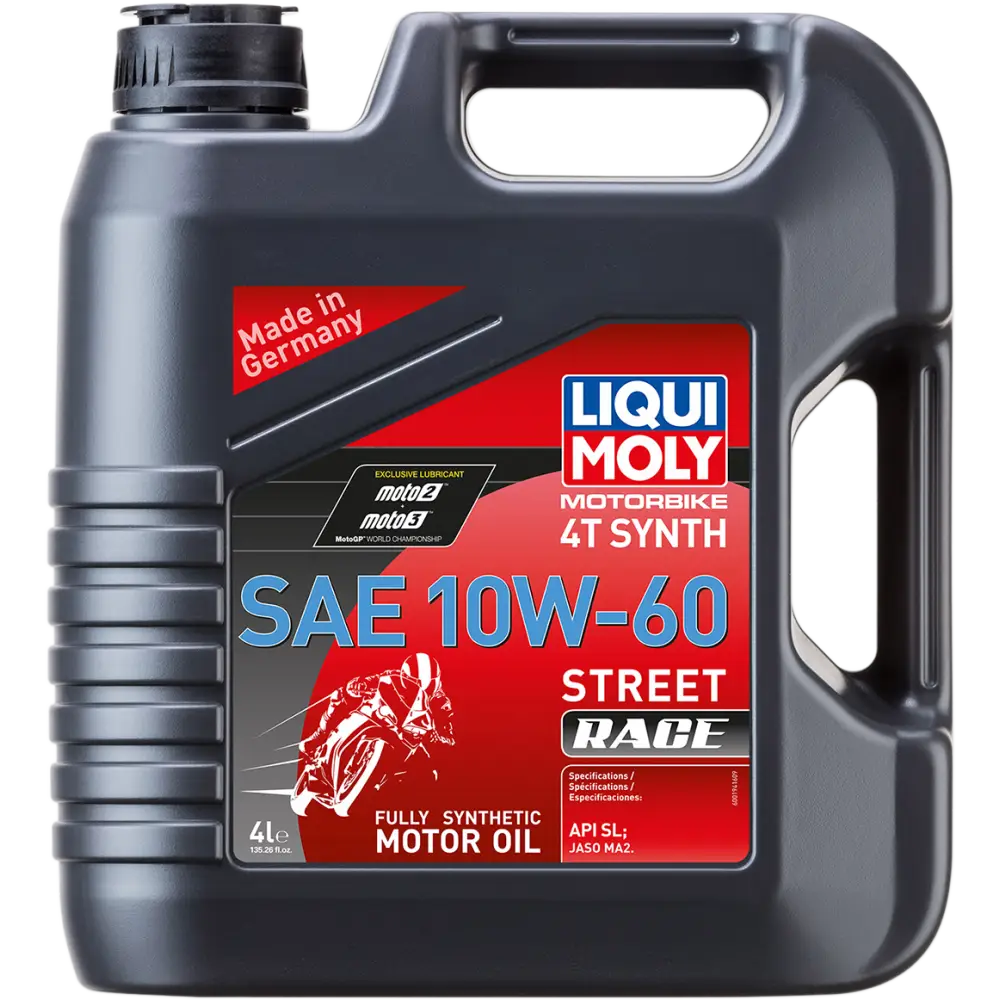 LIQUI MOLY Street Race Synthetic 4T Oil - 10W-60 - 4L 20072
