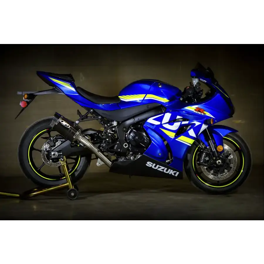 M4 Exhaust 2017-2024 Suzuki GSX-R1000 | Slip-on with carbon Tech-1 Silencer