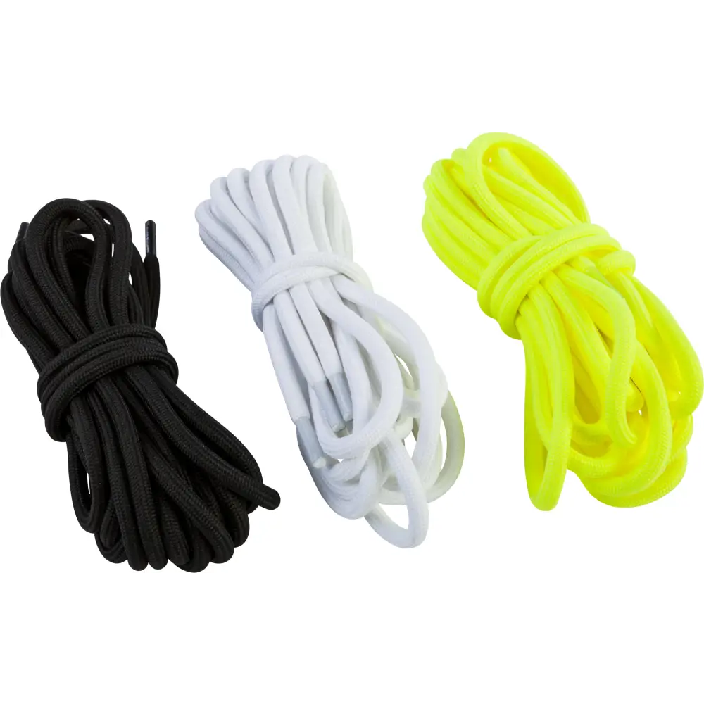 Marker Boot Laces Black/Hi Vis/White 3/Pr