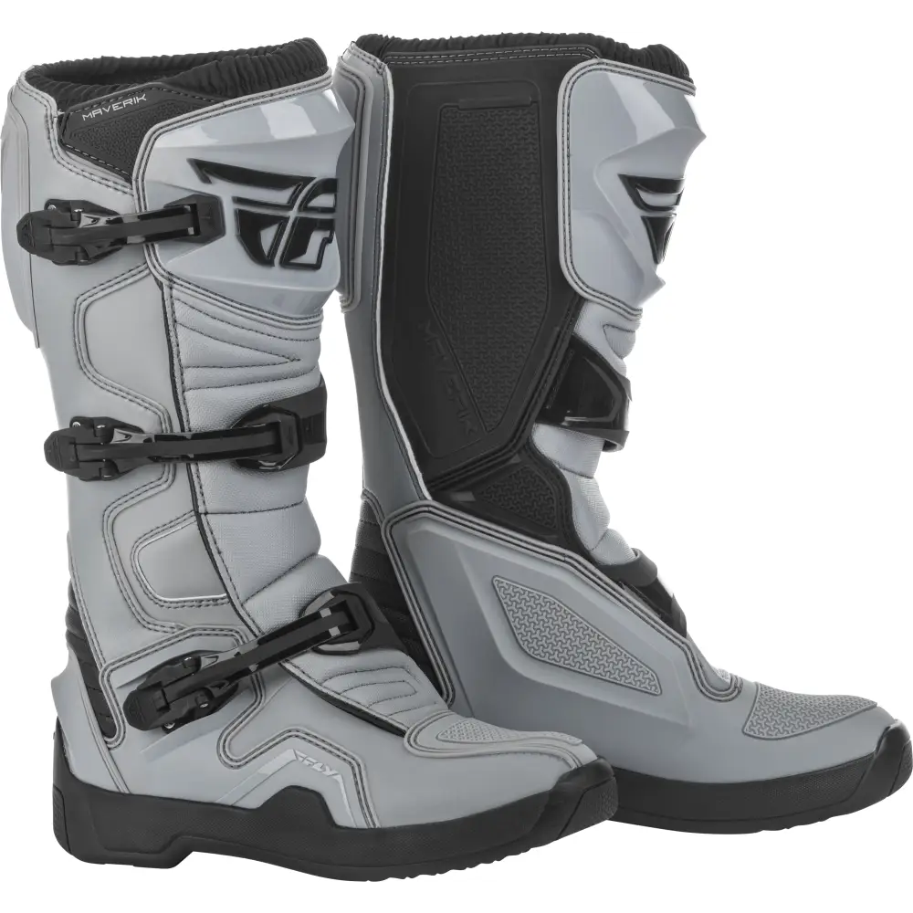 Maverik Boots Grey/Black Sz 07