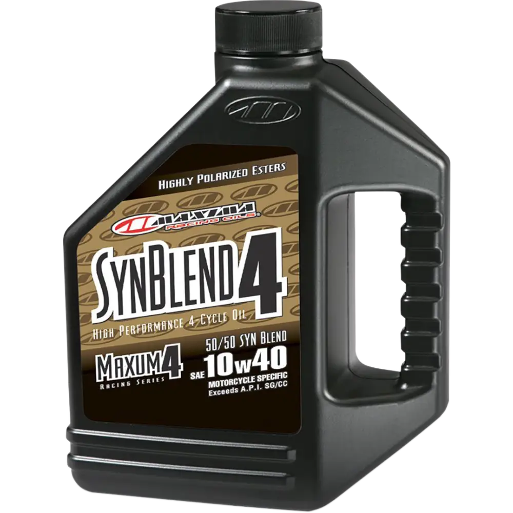 MAXIMA RACING OIL Premium High Performance Mineral 4T Engine Oil - 10W-40 - 1 US gallon 349128