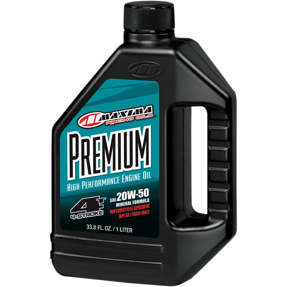 MAXIMA RACING OIL Premium High Performance Mineral 4T Engine Oil - 20W-50 - 1L 35901
