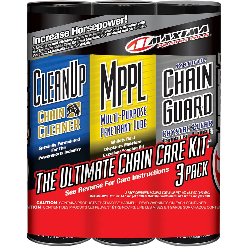 MAXIMA RACING OIL Synthetic Chain Care Kit - Aerosol 70-779203