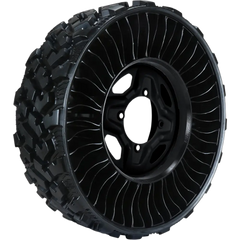 MICHELIN Tire and Wheel Assembly - X? Tweel? - Front/Rear - 26x9N14 - 4/110 - 6+1 (+52 mm) 67693