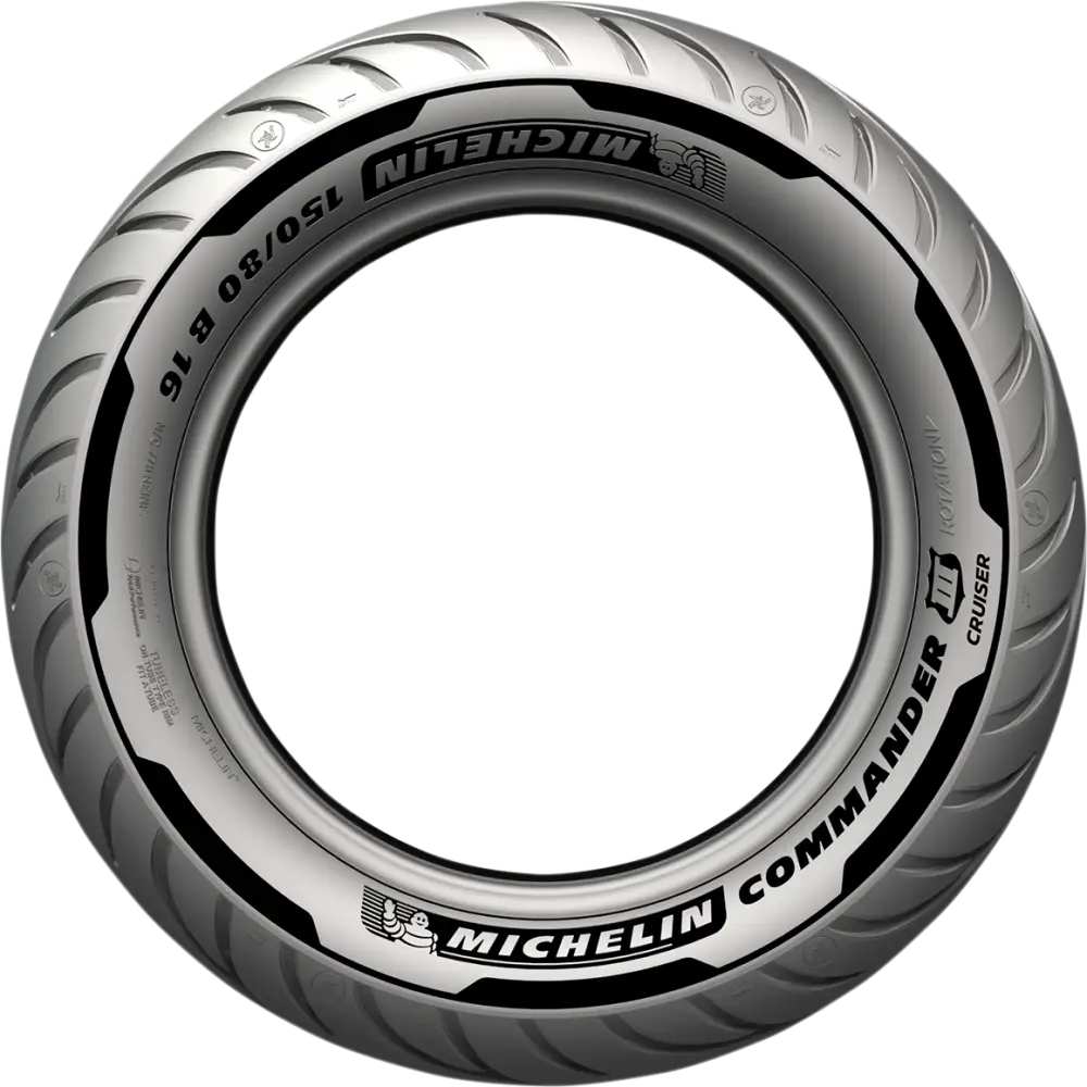 MICHELIN Tire - Commander III - Rear - 140/90B15 - 76H 36103 - Tire Street Bias Rear