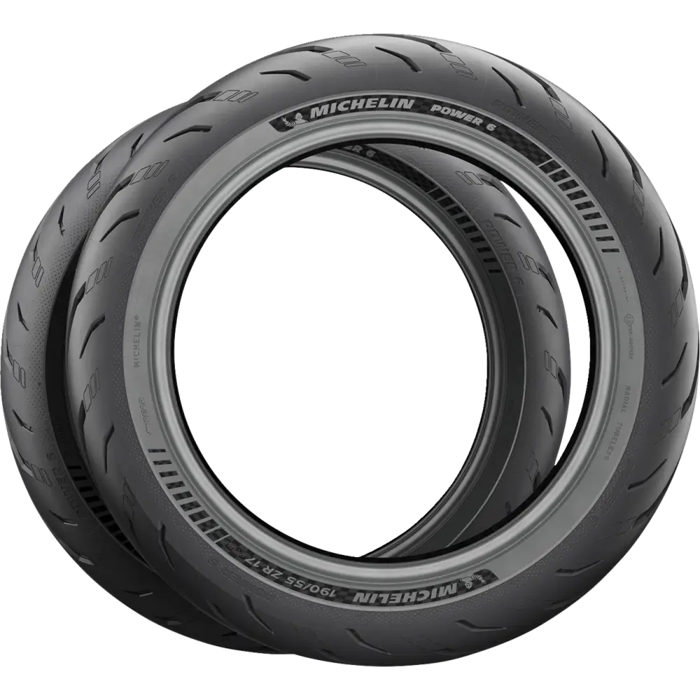 MICHELIN Tire - Power 6 - Front - 110/70ZR17 - (54W) 98281 - Tire Street Radial Front