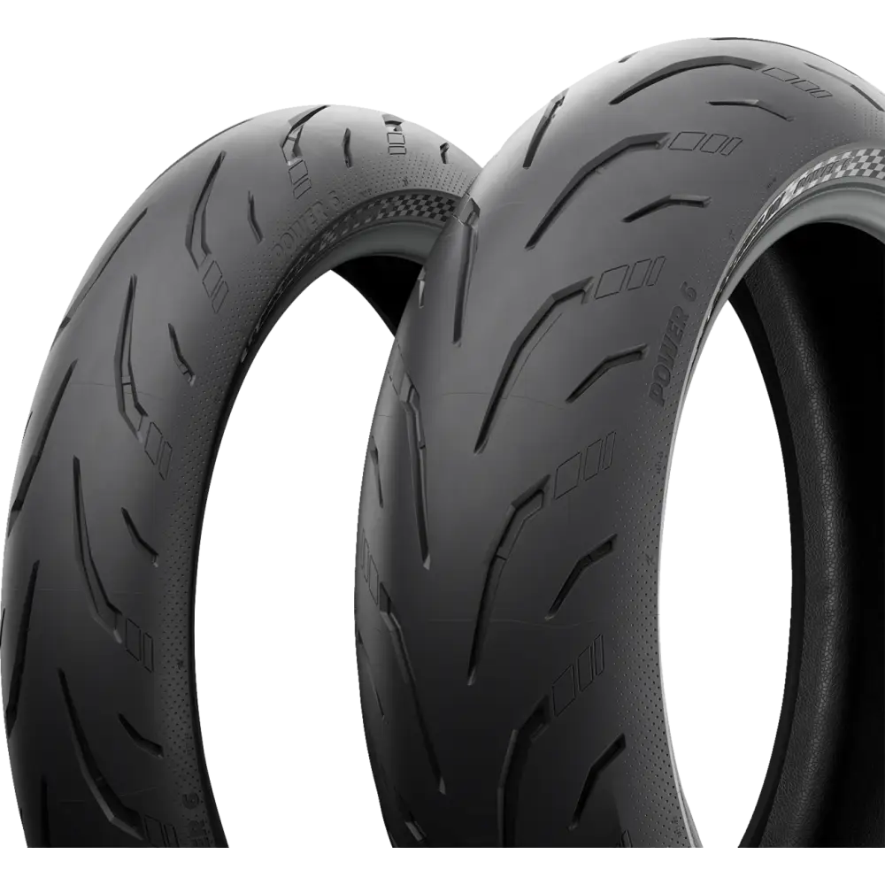 MICHELIN Tire - Power 6 - Front - 110/70ZR17 - (54W) 98281 - Tire Street Radial Front