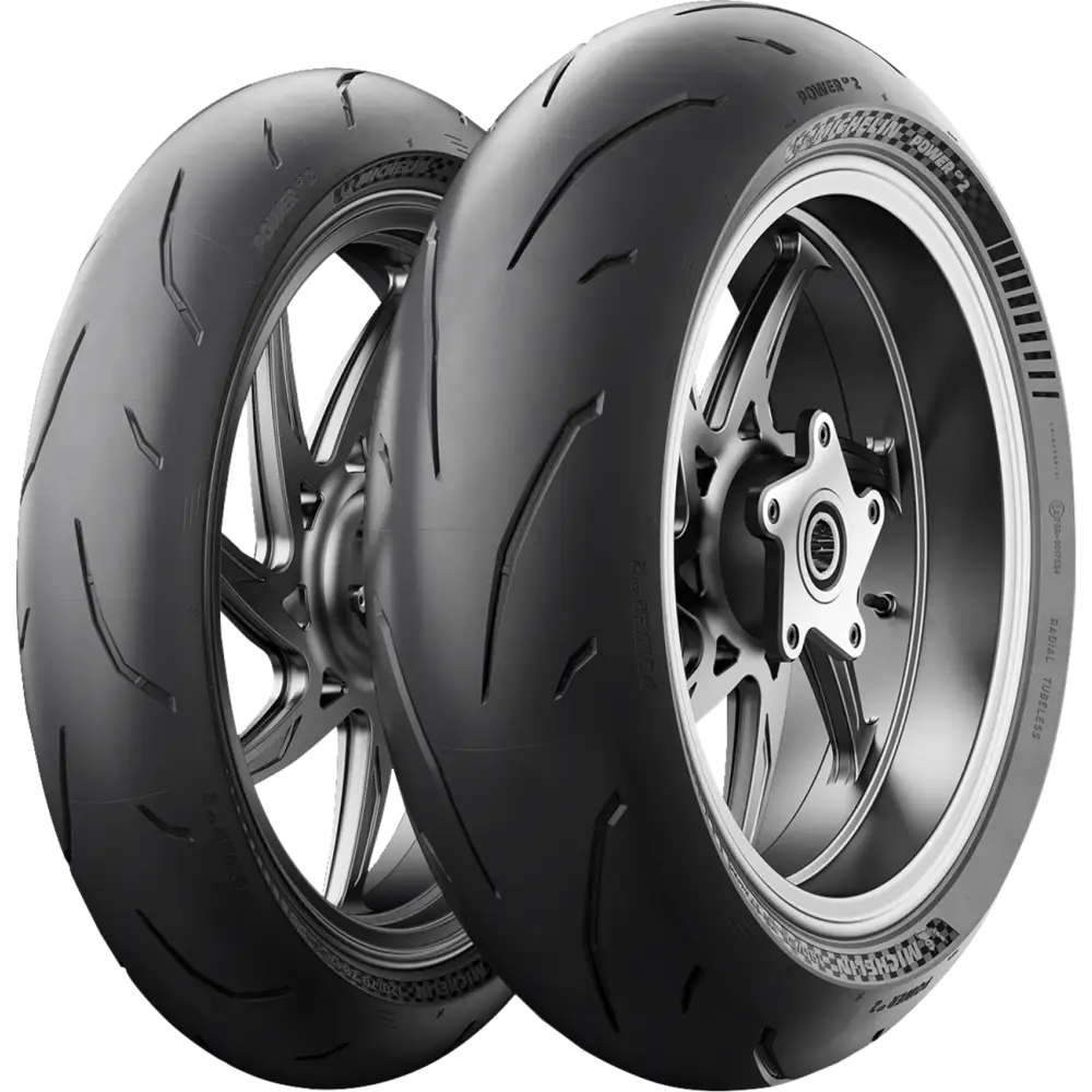 MICHELIN Tire - Power GP2 - Rear - 190/50ZR17 - (73W) 08621 - Tire Street Radial Rear