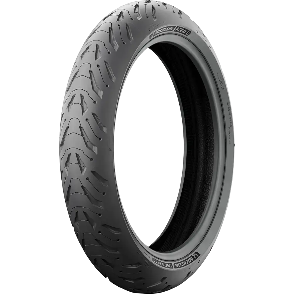 MICHELIN Tire - Road 6 - Front - 110/80ZR19 - (59W) 29710 - Tire Street Radial Front