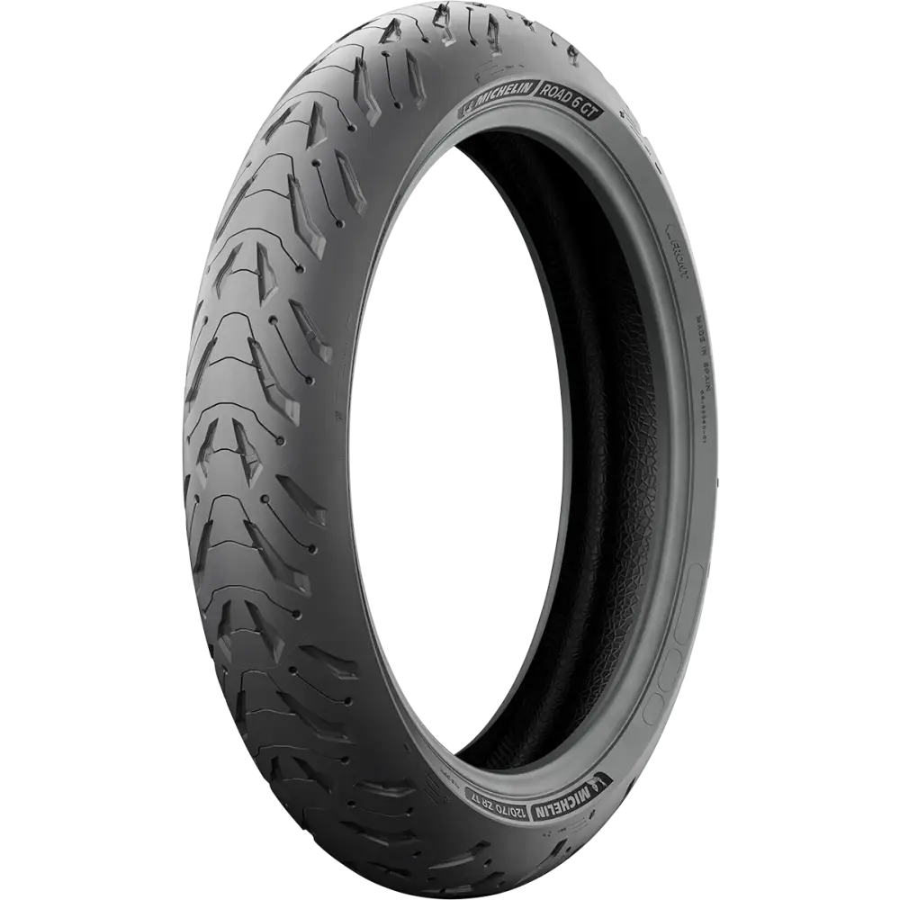 MICHELIN Tire - Road 6 GT - Front - 120/70ZR17 - (58W) 44614 - Tire Street Radial Front