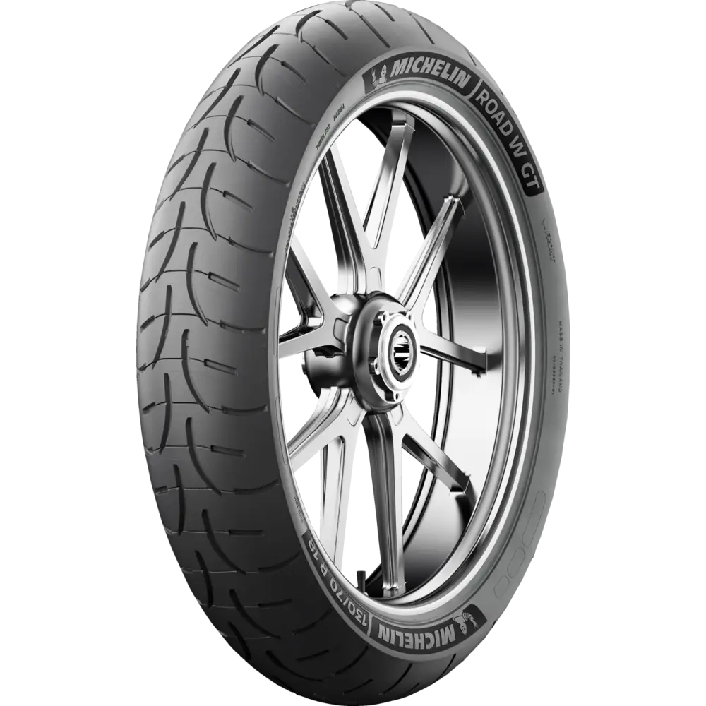 MICHELIN Tire - Road W GT - Front - 130/70R18 - 63H 18806 - Tire Street Radial Front