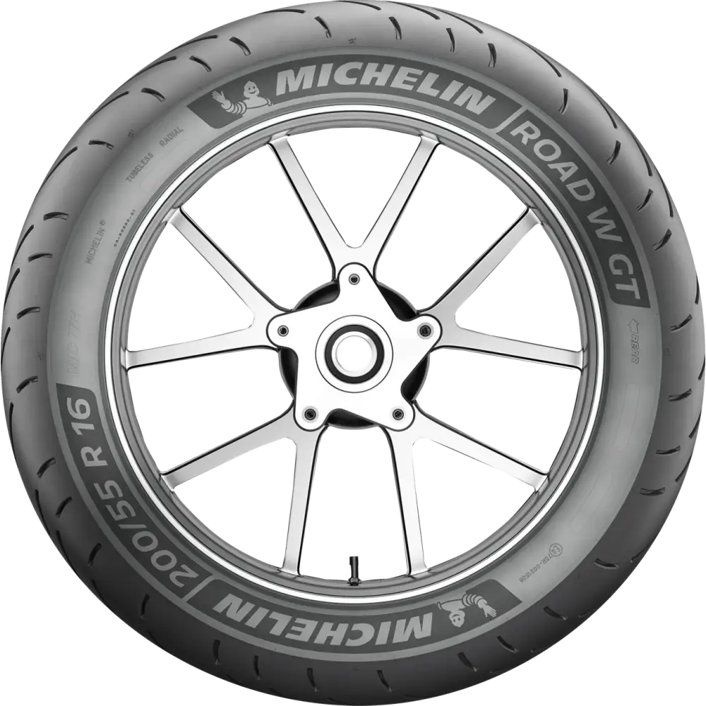 MICHELIN Tire - Road W GT - Rear - 180/60R16 - 74H 05444 - Tire Street Radial Rear