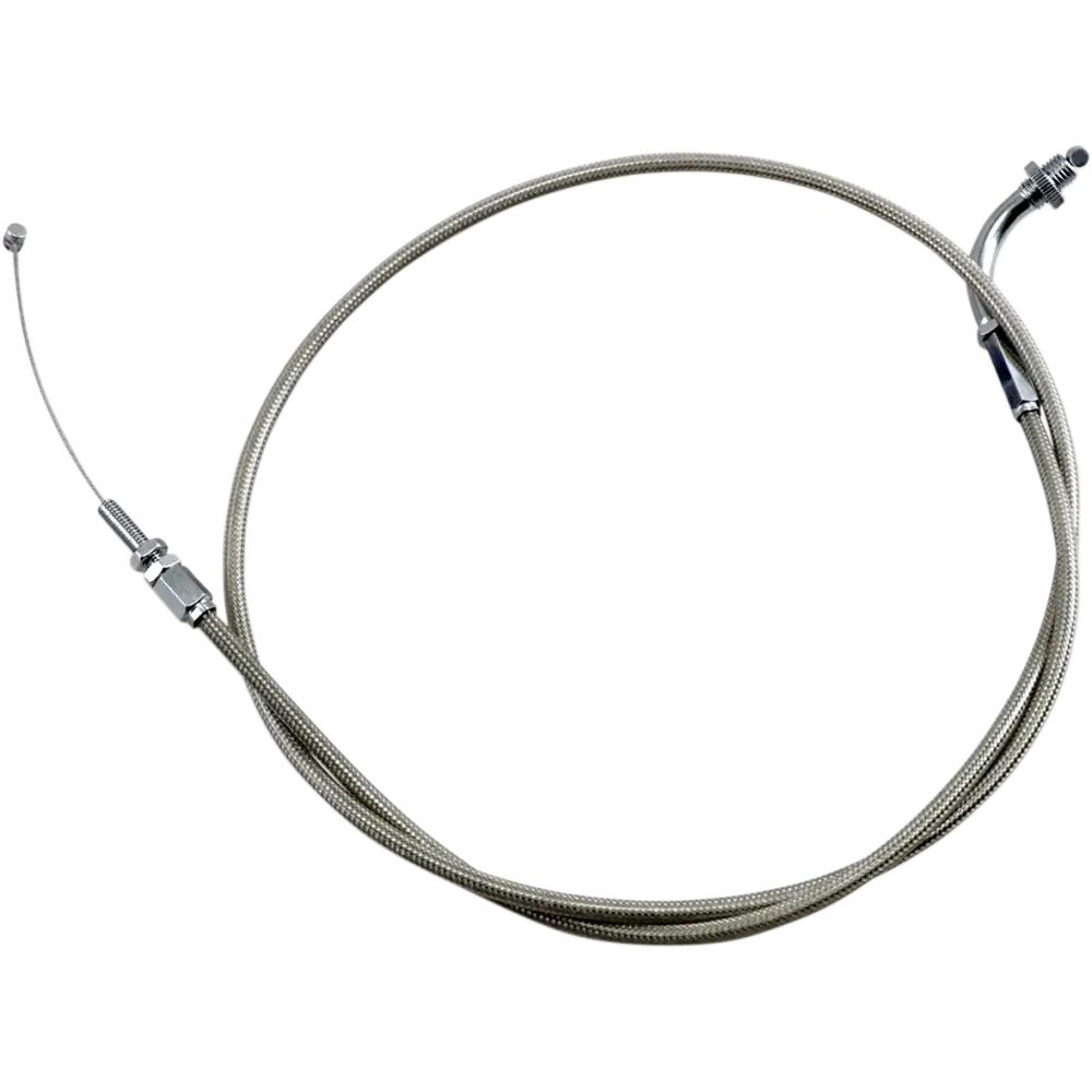 MOTION PRO Armor Coat Stainless Steel Throttle/Idle Cable for Cruisers - Pull - Honda 62-0412