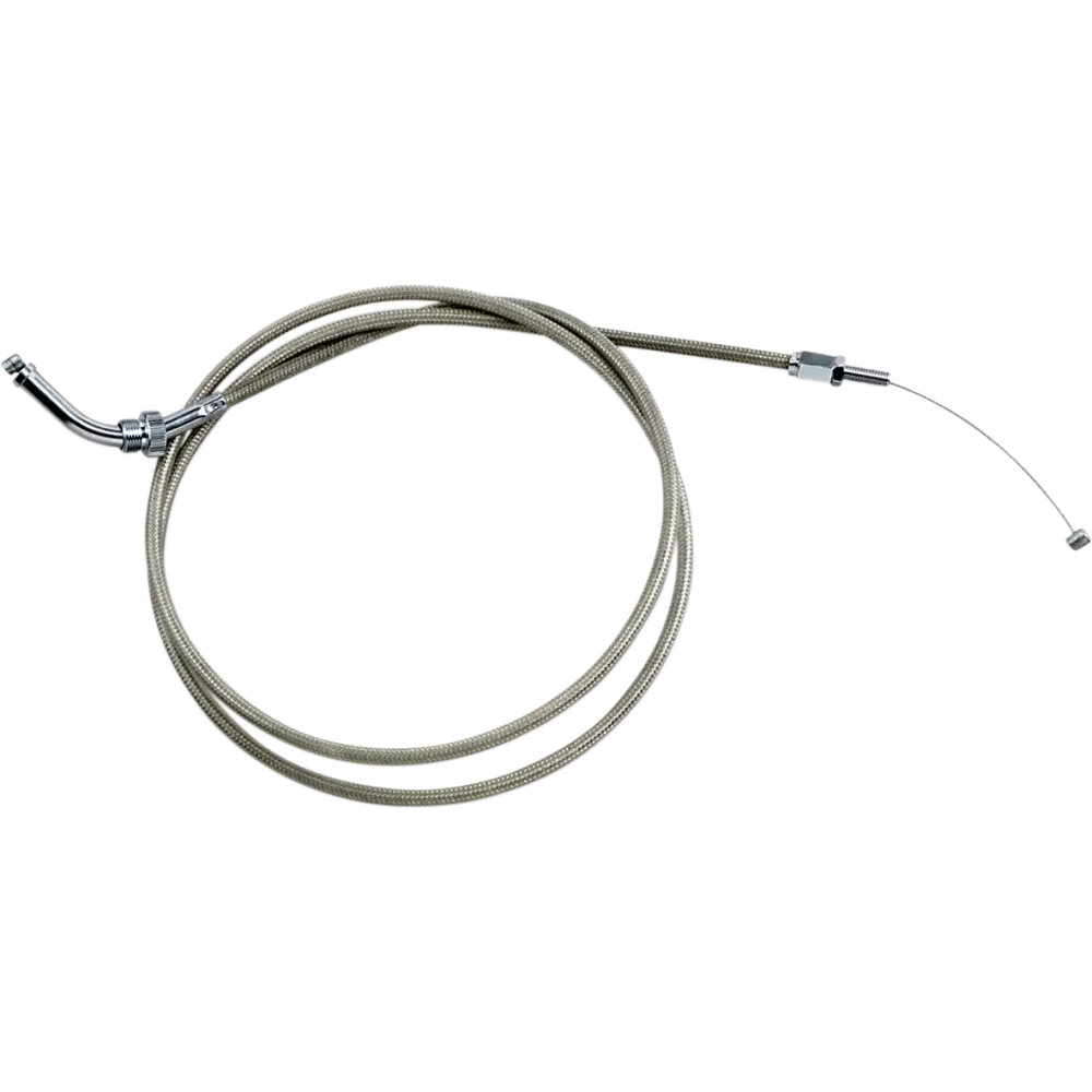 MOTION PRO Armor Coat Stainless Steel Throttle/Idle Cable for Cruisers - Push - VTX18 62-0418
