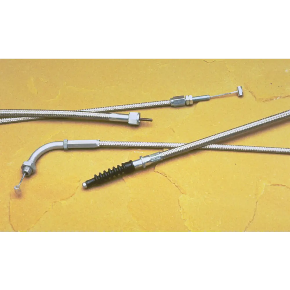 MOTION PRO Armor Coat Stainless Steel Throttle/Idle Cable for Cruisers - Pull - Honda 62-0309