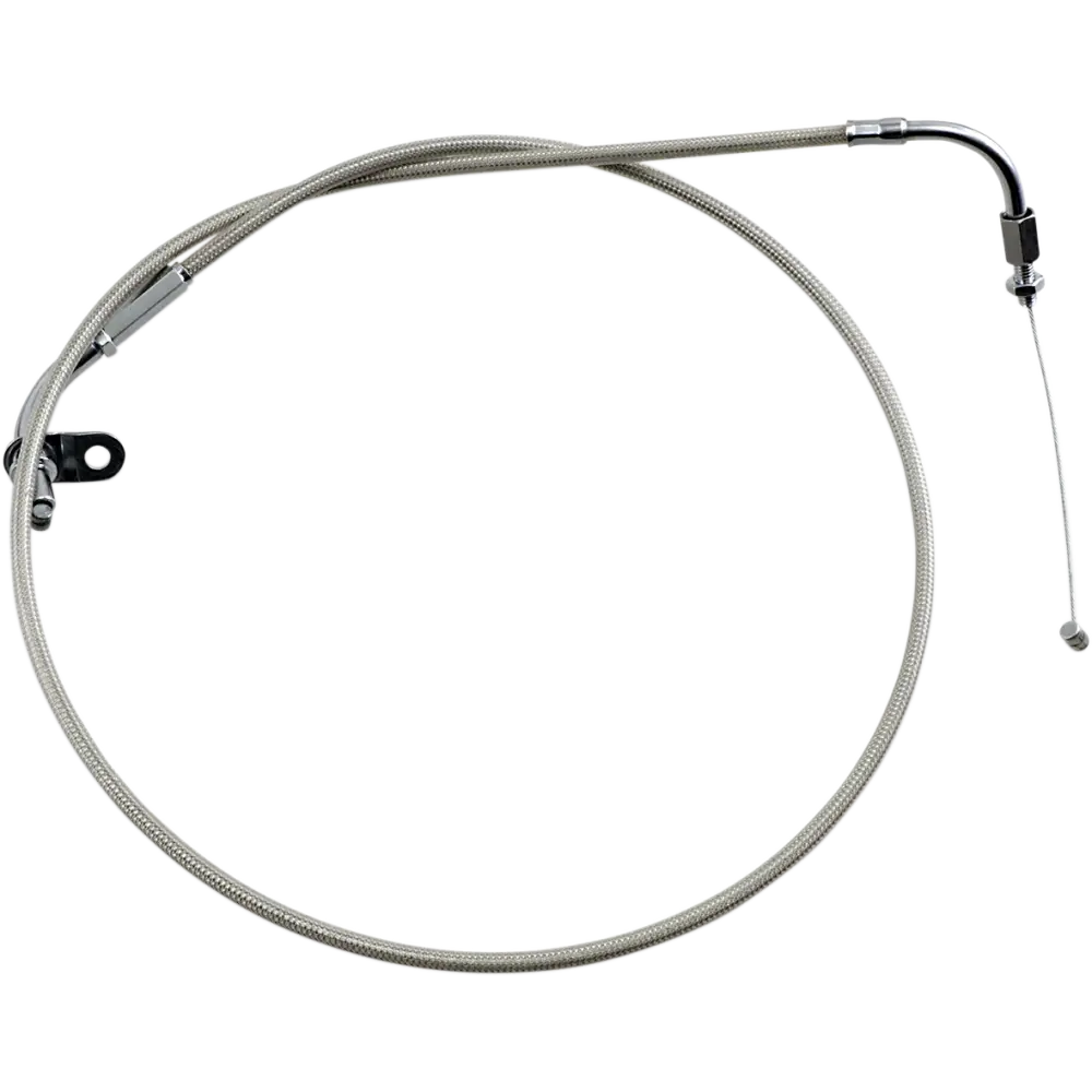 MOTION PRO Armor Coat Stainless Steel Throttle/Idle Cable for Cruisers - Pull - Yamaha 65-0278