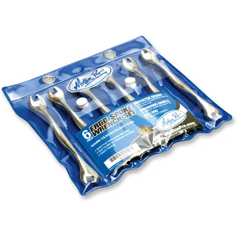 MOTION PRO Ergo Spoke Wrench - 6 Wrench Set 08-0526