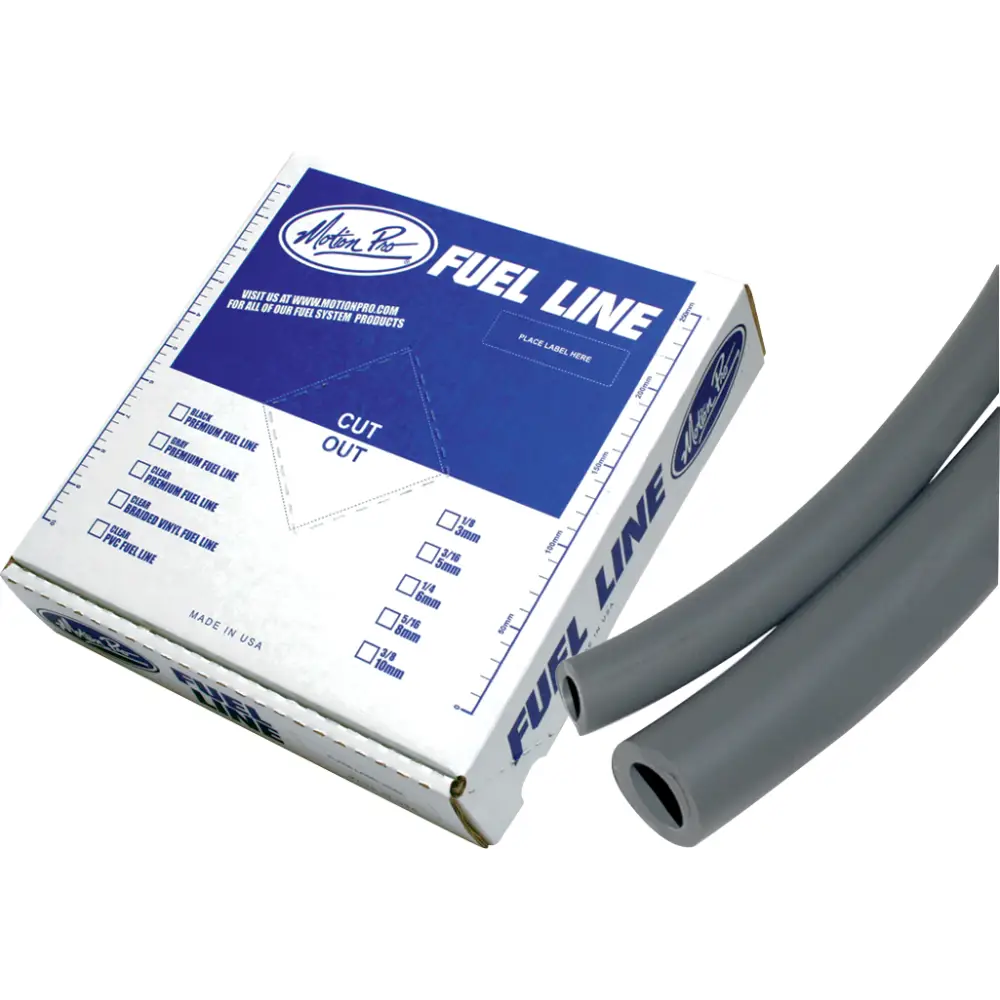 MOTION PRO Premium Fuel Line - Gray - 1/4" - 25' 12-0032