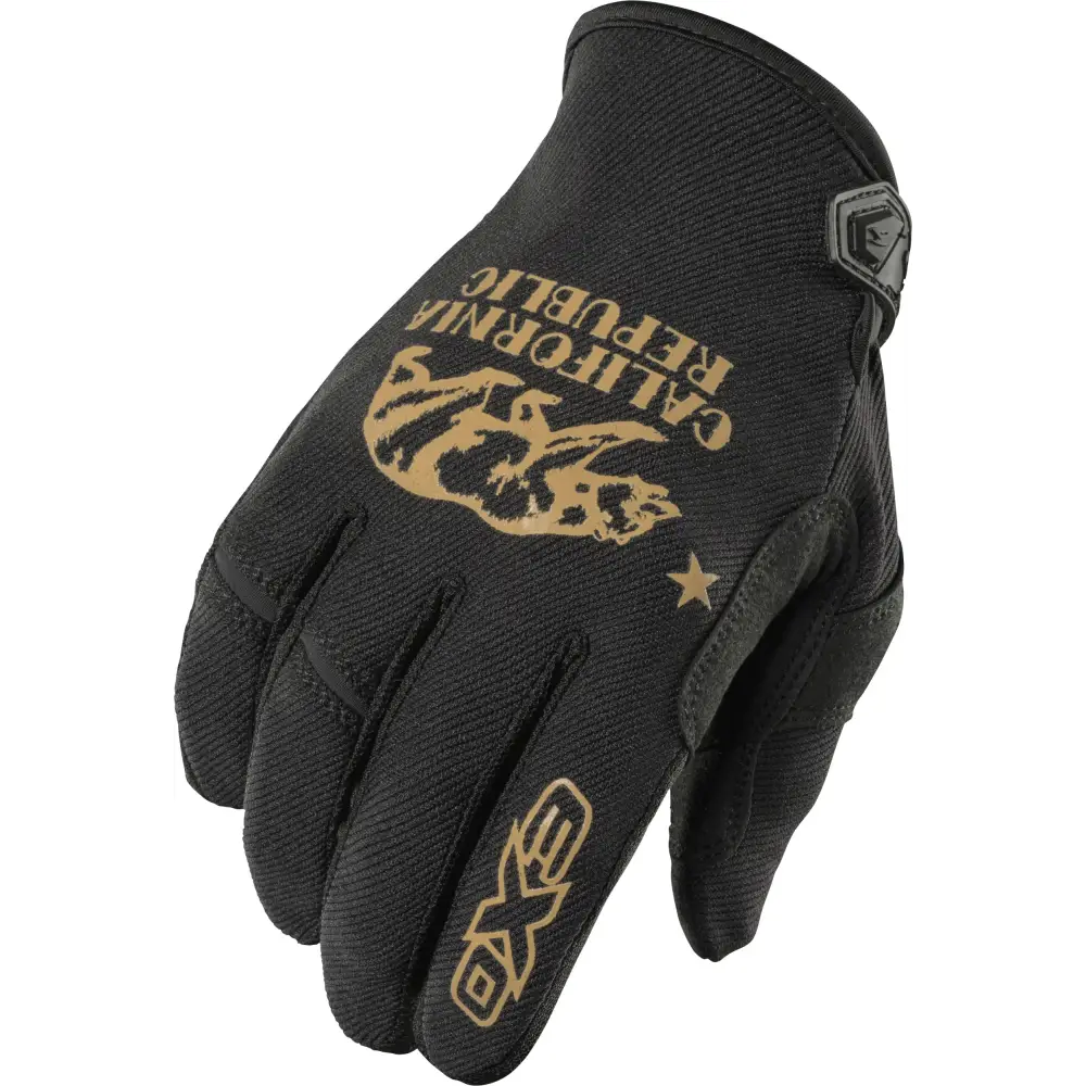 Moto Flex Gloves Golden State Blue/Gold 3x