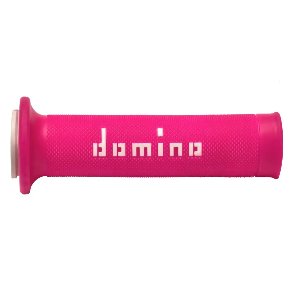Motogp Grips Fuchsia/White Pair