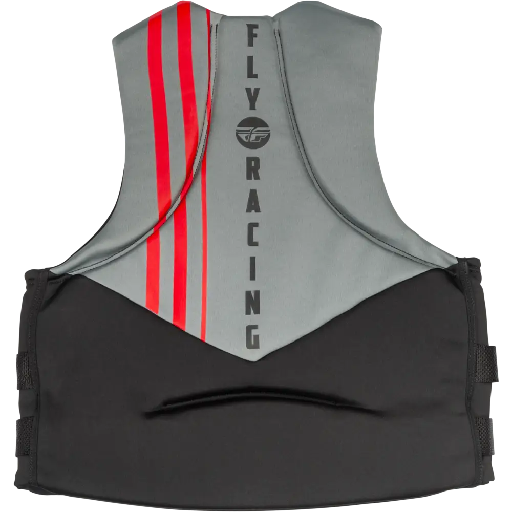 Neoprene Flotation Vest Black/Grey/Red Xl