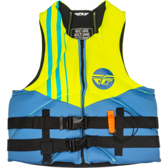 Neoprene Flotation Vest Blue/Hi Vis/Teal Xl