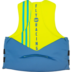 Neoprene Flotation Vest Blue/Hi Vis/Teal Xs