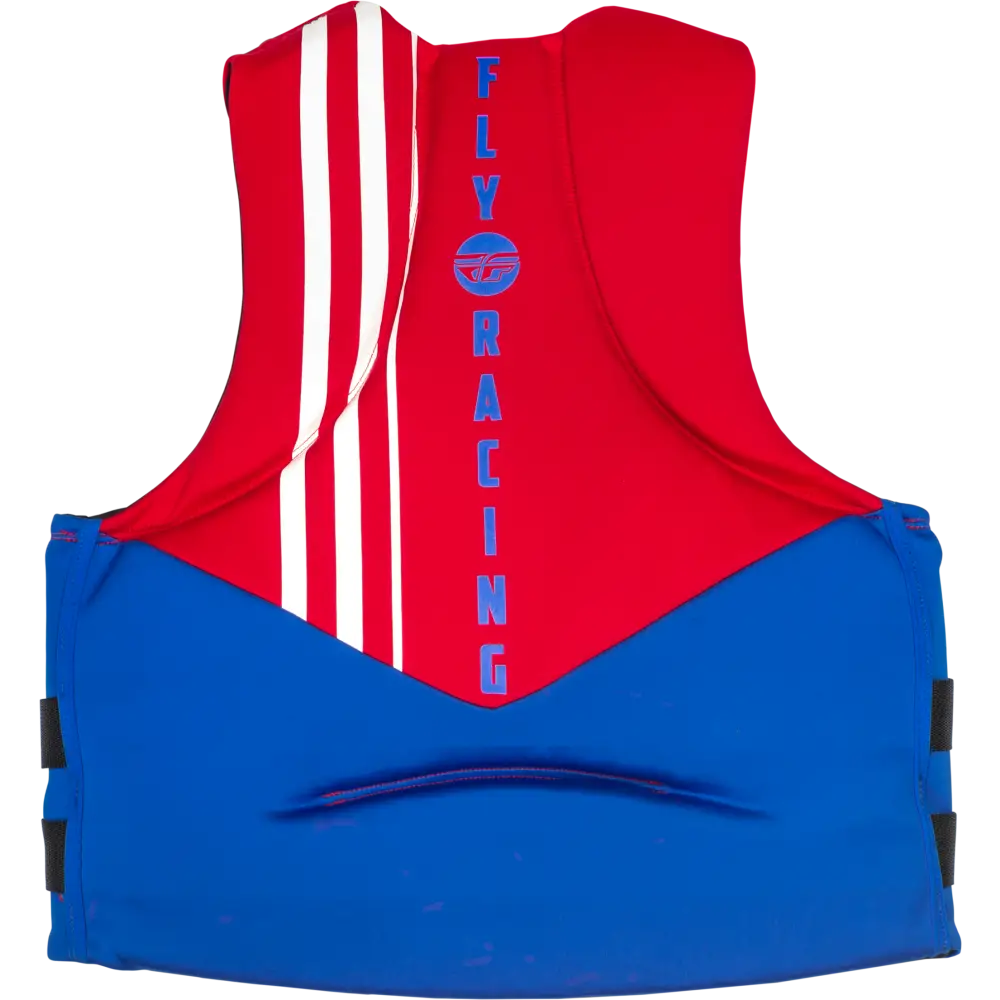 Neoprene Flotation Vest Red/White/Blue Sm