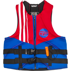 Neoprene Flotation Vest Red/White/Blue Xs