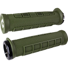 ODI Elite Pro v2.1 Grips - Lock-On - 130 mm - Army Green D33EPAG-B
