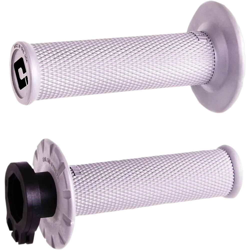 ODI Grips - Lock-On - No Waffle - White H36NWSW