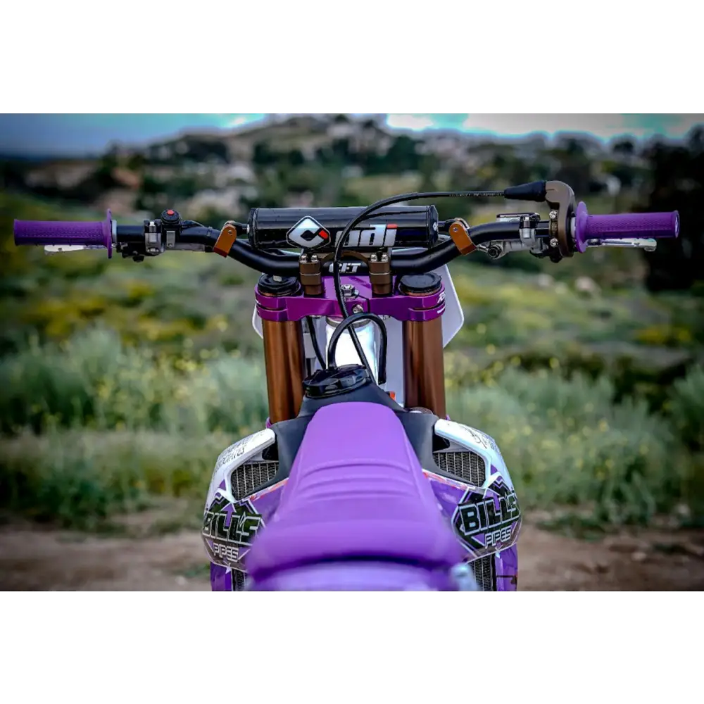 ODI Grips - MX - Half Waffle - Purple H36HWPR