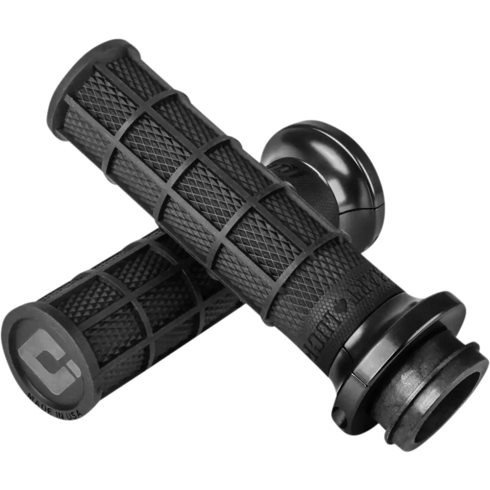 ODI Hart-Luck Signature V-Twin Lock-On* Grips - TBW - Black/Black V31HTW-BB-B