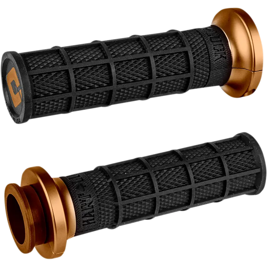 ODI Hart-Luck Signature V-Twin Lock-On* Grips - TBW - Black/Bronze V31HTW-BZ-Z