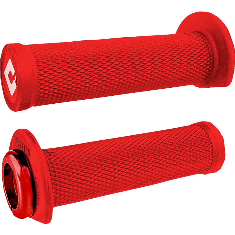 ODI Ruffian 2.1 Lock-On Grips - ATV/PWC - Bright Red/Red J33RFR-R