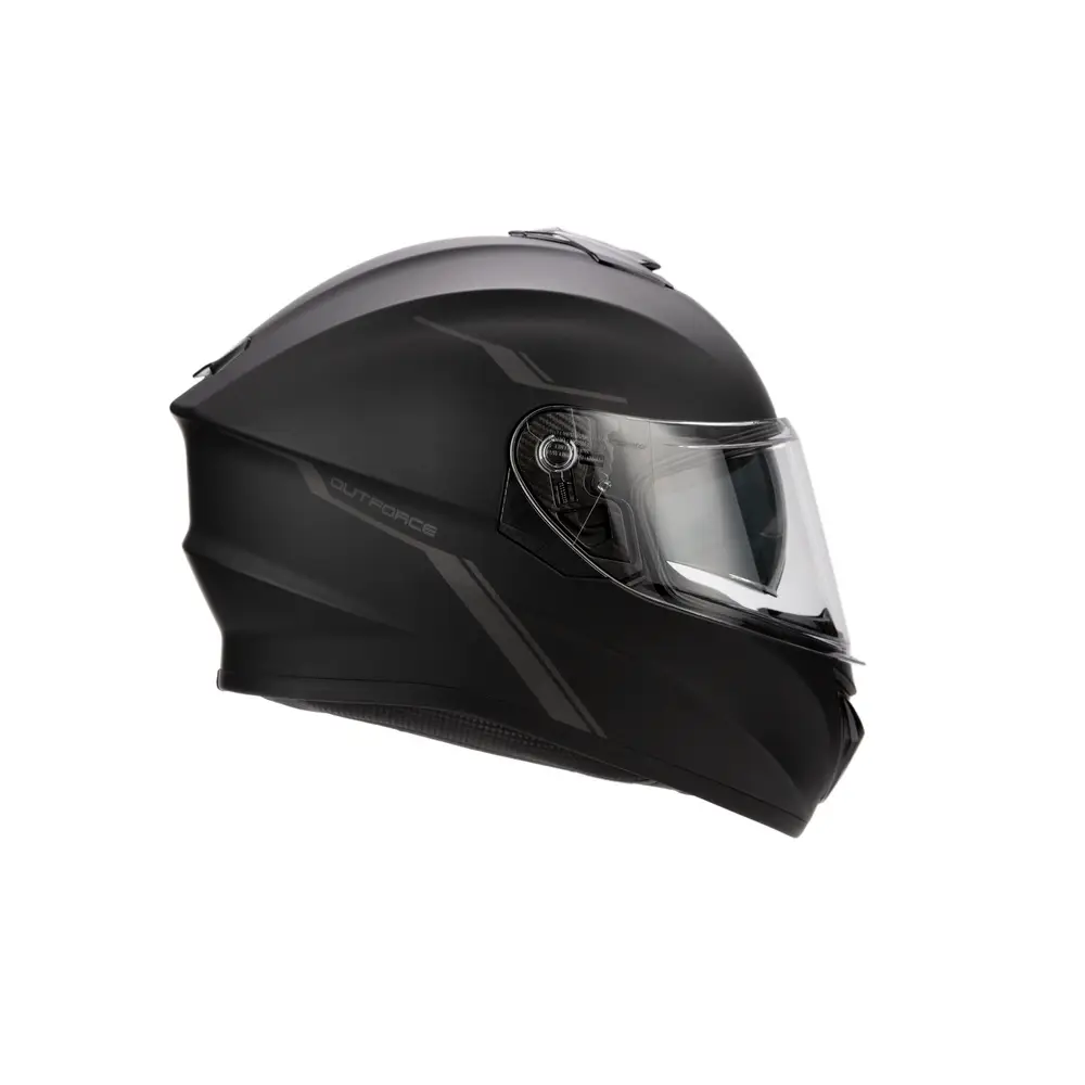 Outforce Full Face Helmet Bluetooth Matte Black 2x