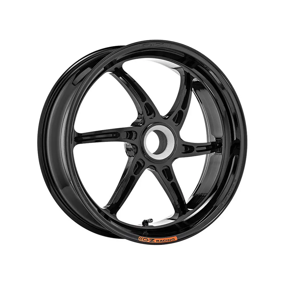 OZ CATTIVA FORGED MAGNESIUM REAR WHEEL: DUCATI LARGE HUB - 17’’ x 5.5’’ - Gloss Black - wheels